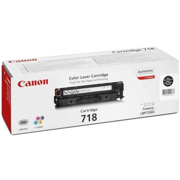 заправка картриджа Canon Cartridge 718Bk (2662B002)