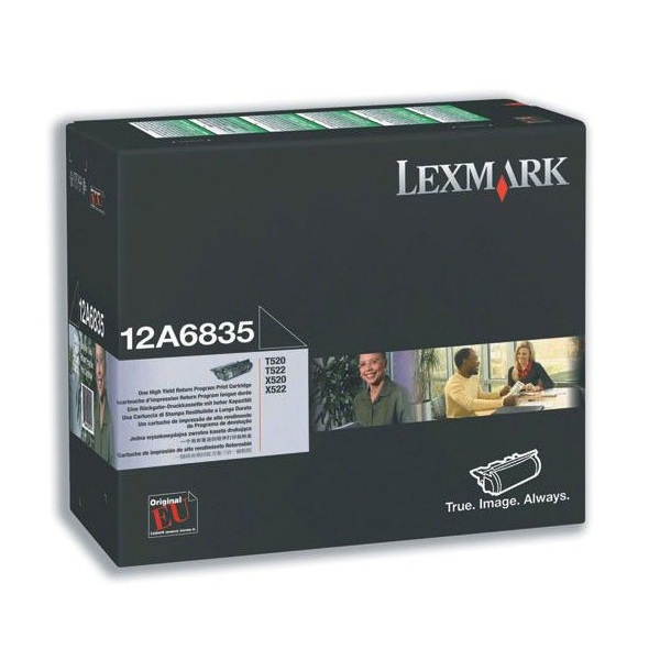 заправка картриджа Lexmark 12A6835