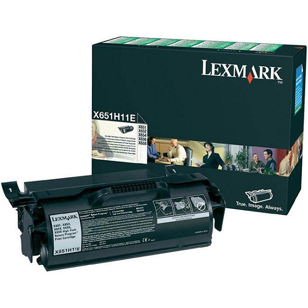 заправка картриджа Lexmark X651H11E