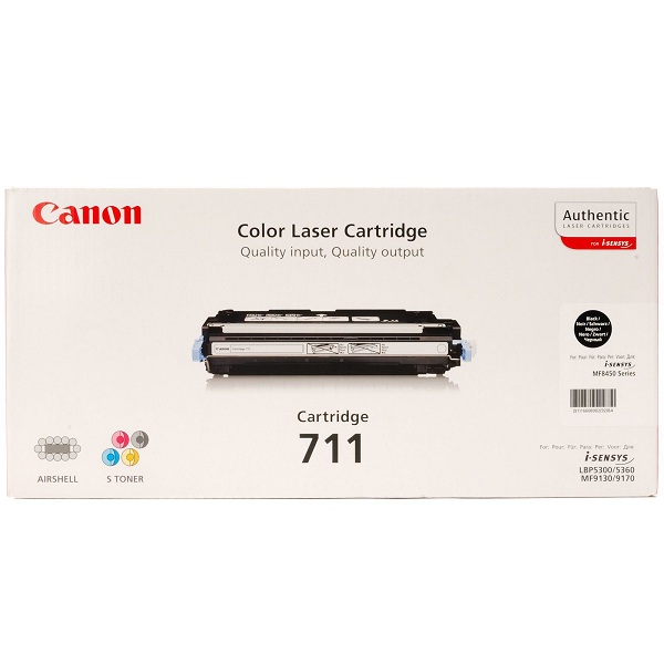 заправка картриджа Canon Cartridge 711Bk (1660B002)