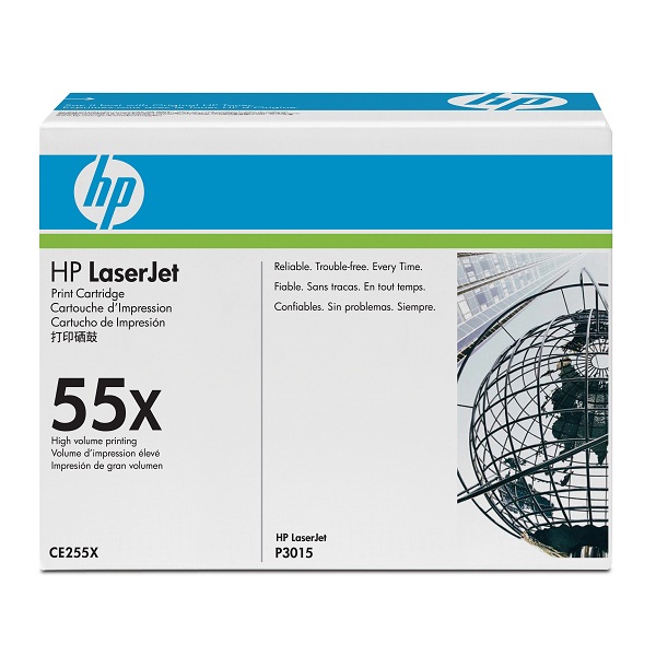 заправка картриджа HP CE255X
