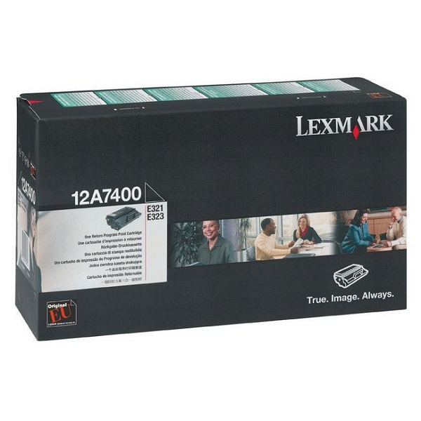 заправка картриджа Lexmark 12A7400