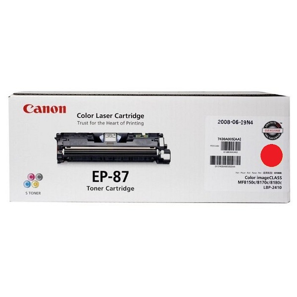заправка картриджа Canon EP-87M (7431A003)