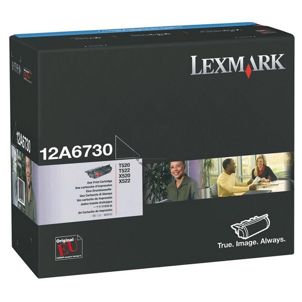 заправка картриджа Lexmark 12A6730